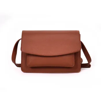 

Female small bag summer simple style PU leather fashion bag vintage messenger shoulder women's handbag BUXINGYU7