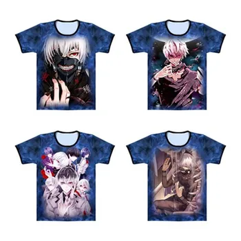 

Cosplay Tokyo Ghoul T-shirt New Japan Anime Ken Kaneki Cosplay Costume Comfortable Breathable T Shirt For Men Women Tops Tees