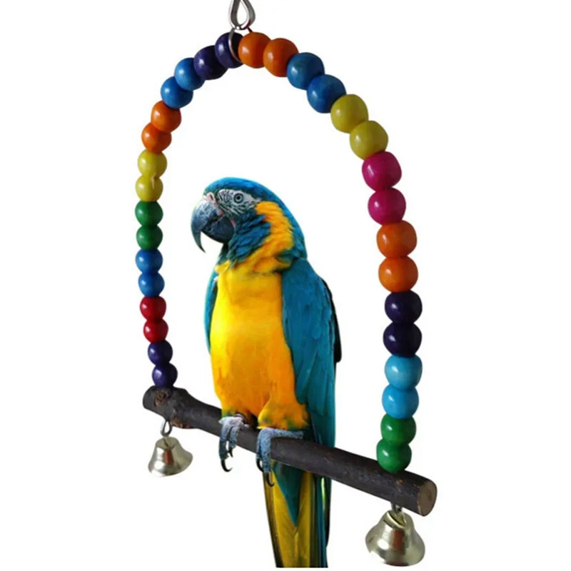 Colorful-Bird-Toy-Wooden-Bird-Parrot-Swing-Cage-Toys-Parakeet-Cockatiel-Lovebird-Budgie-Cage-Hangi