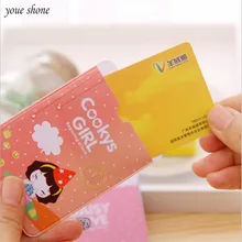 4 шт./партия, милые канцелярские принадлежности для девочек с рисунком, Обложка для карт, карман, визитная карточка, автобусная карточка для школы, офиса, подарочные принадлежности для студентов