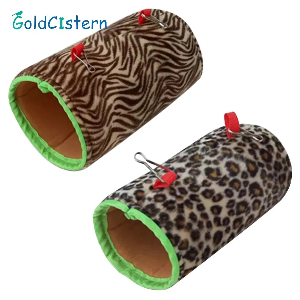 

Small Pet Birds Hanging Bed Toy Parrot Squirrel Warm Tunnel Hammock House Swing Nest Shed Rat Hamster Squirrel Bed House