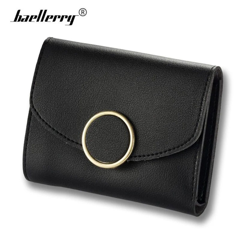 

Baellerry Fashion Small Wallet Women Purse High Quality PU Leather Wallets Female Card Case Woman Short Walet 2017 New Money Bag