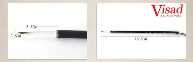 Китайская каллиграфия кисти ручка с шерсть ласки кисть для письма кисти для Акварели Кисти для краски