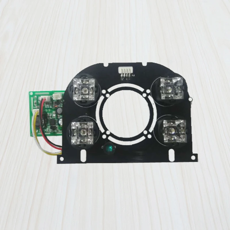 DIY 4pcs LED Array 42mil 850nm IR 10-100 Meters Square PCB Board Specialized for Side Door Open Waterproof CCTV Camera Housing