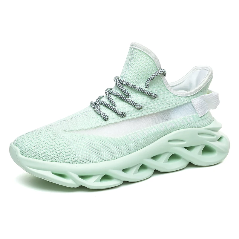 

Limited Time special Luxe Merk Fashion New Sports Running Shoes Lightweight Outdoor Solid Color Breathable Night Reflection Mesh