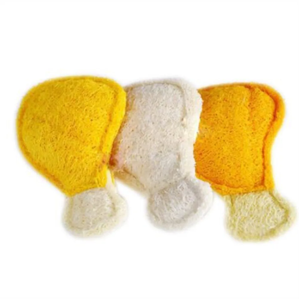 2 шт. Hateli кусая люфа шлифовальный зуб гранулы запах Loof Loofah куриная нога Мочалка для домашних животных игрушка