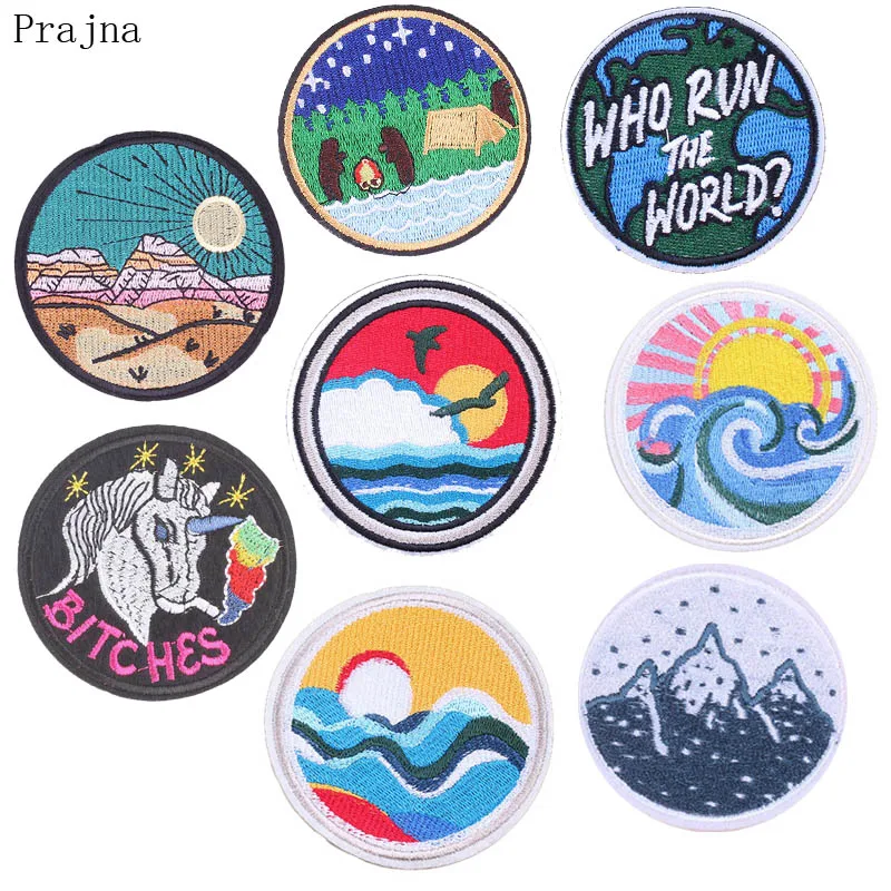 

Prajna Van Gogh Out Door Patch Stranger Things Iron On Patches For Clothes Stickers Stalker Sewing Embroidery Patch Parches Rock