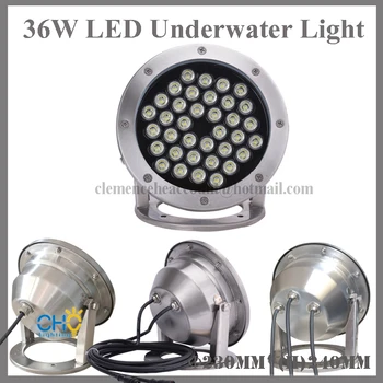 

Wholesales 36w led underwater RGB light swimming pool fountain lamp dc12v IP68 waterproof good quality