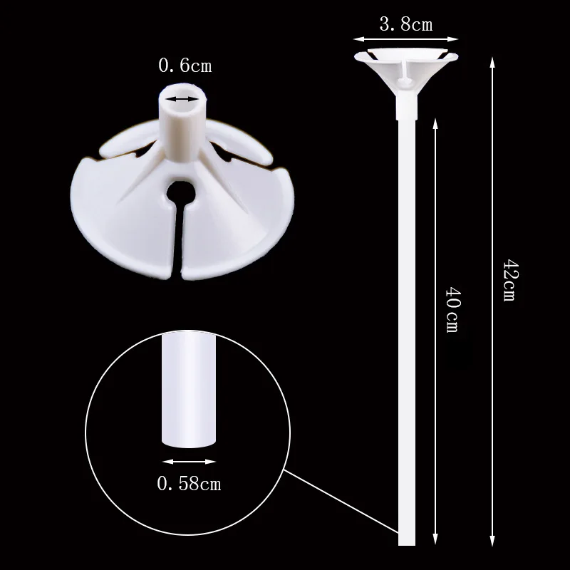 11/7/1 трубка стойка для шаров на день рождения набор воздушных шаров палка держатель свадебный декоративный шар аксессуары День рождения украшения GYH