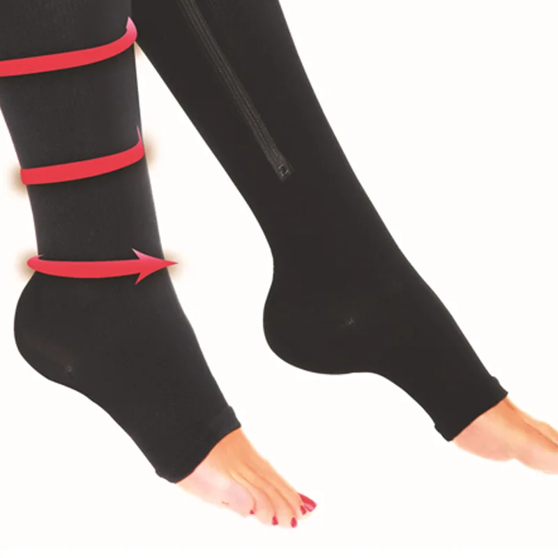 

Unisex Compression Stockings Pressure Nylon Varicose Vein Stocking knee high Leg Support Stretch Pressure Circulation stock
