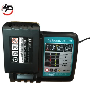 

6A Charger Replacement for Makita DC18RC DC18RA BL1830 BL1815 BL1840 BL1850 BH1220B BH1220C 7.2V-18V Li-ion Batteries