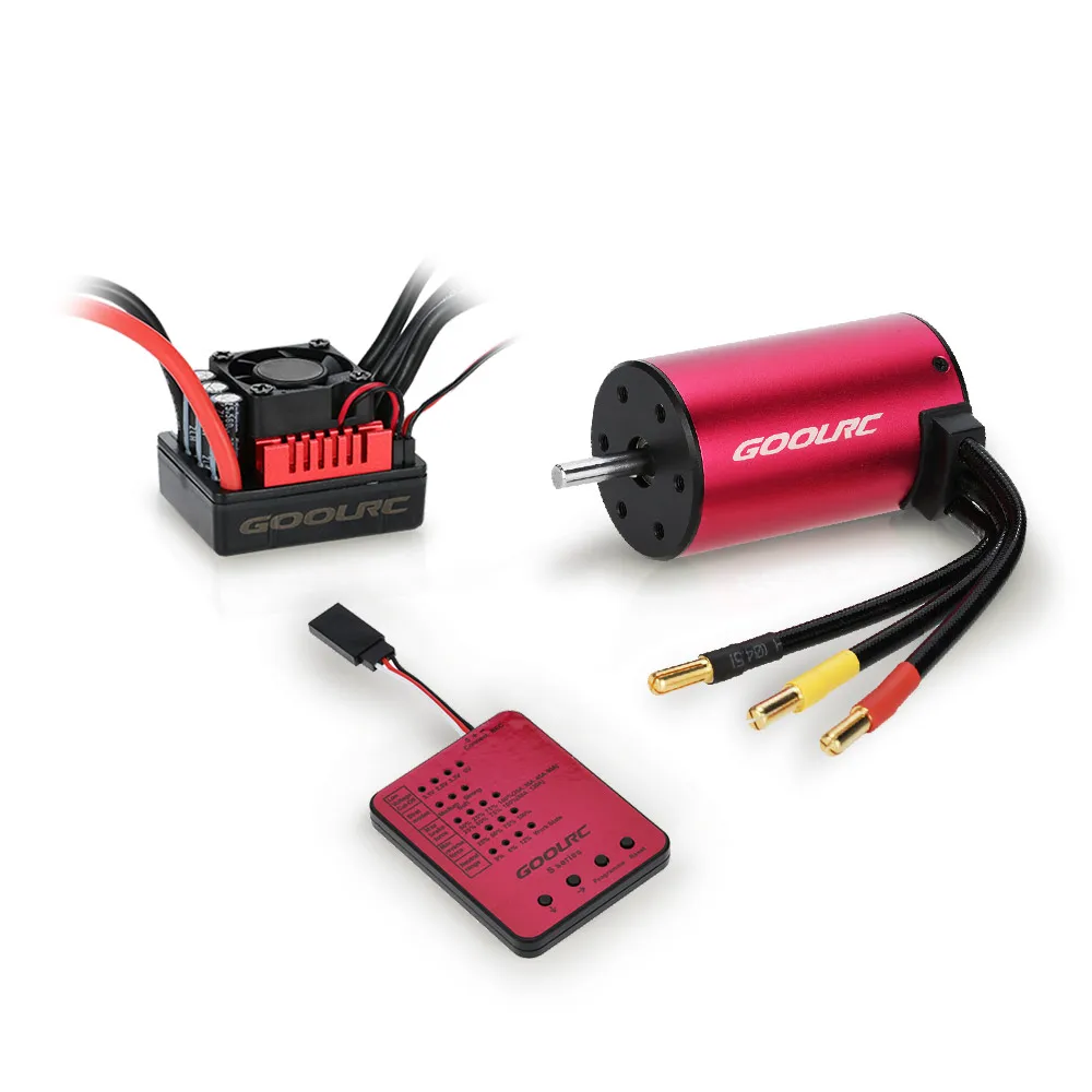 GoolRC S3660 3300KV бесщеточный мотор 60A бесщеточный ESC и программная карта комбо набор для 1/10 RC автомобиль грузовик