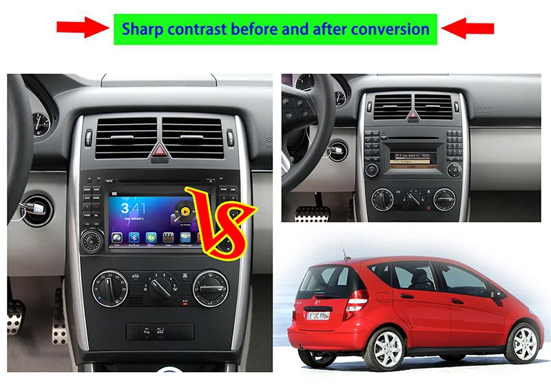 Top Liislee For Benz Smart Car DVD player Multimedia Audio Video Radio GPS Navi Multi-Touch Screen Android Bluetooth Stereo 0