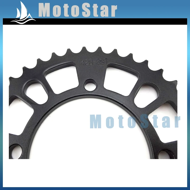 Задняя цепная Звездочка 428 76 мм 39 зуб для 50cc 70cc 90cc 110cc 125cc 140cc 150cc китайский
