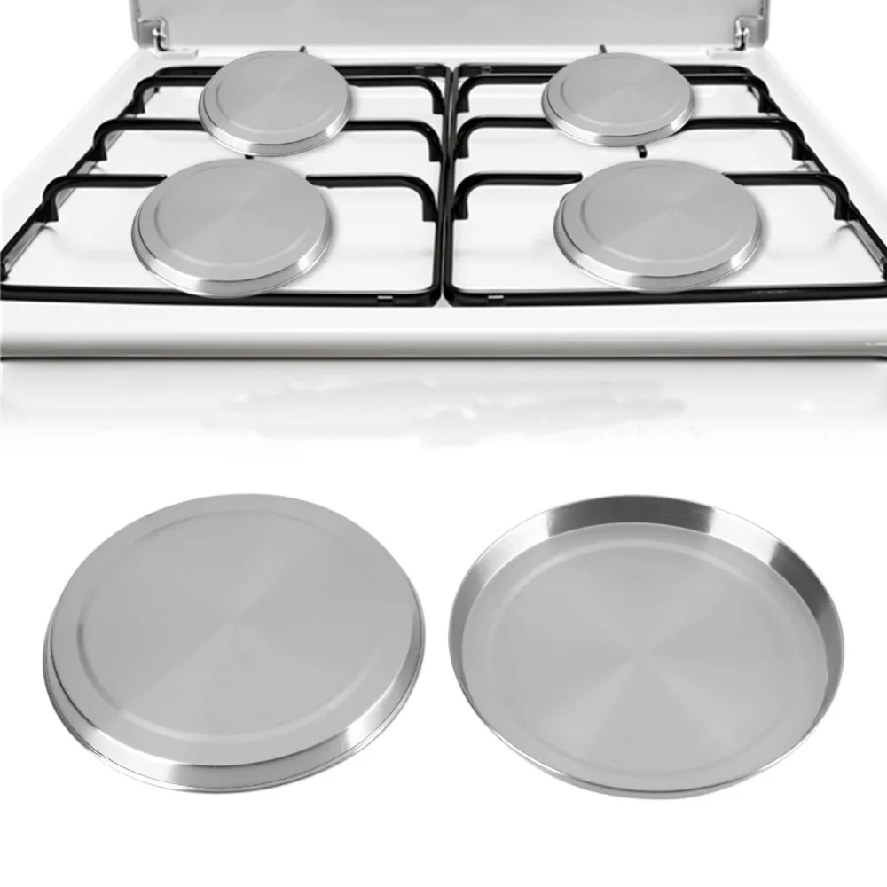 4Pcs/Set Stainless Steel Stove Top Cover Kitchen Cooking Tools Burner