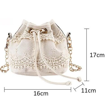 Ladies Bucket Bag New Chains Shoulder Bag 5