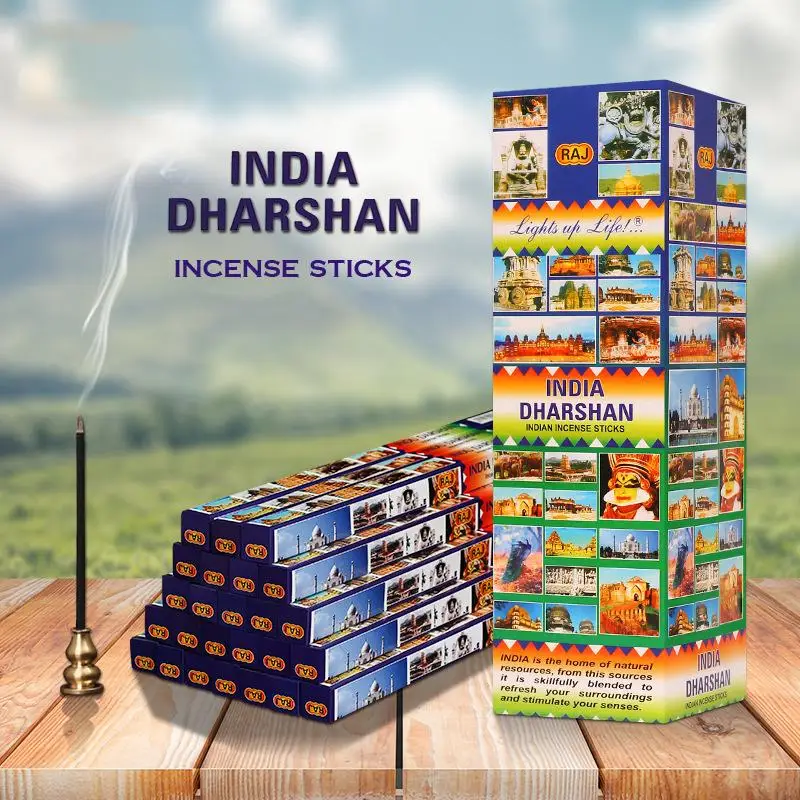 

Natural Good Quality 25Boxes/Set Indian Incense Darshan Plain Old Tower Manually Sandalwood Incense Incense Spices Joss Stick