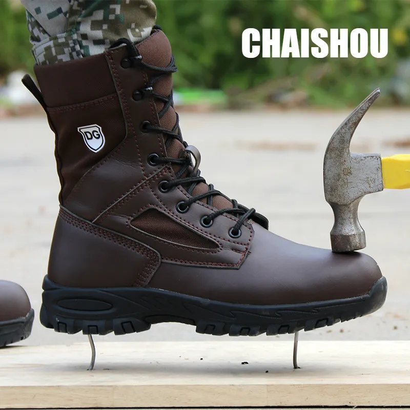 Men High help Military safety Boots Special Force Tactical Desert