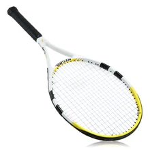 1 шт. высокое качество карбоновые теннисные ракетки тренировочная Теннисная ракетка с чехлом для внутреннего и наружного использования для мужчин и женщин горячая распродажа