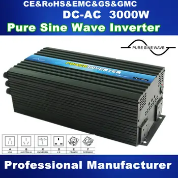 

One year warranty, off grid inverter pure sine wave air conditioner home inverter 12v to 120v 3000w