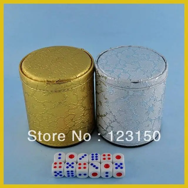 

DC-007 Dice Cup in golden and Silver Very Nice