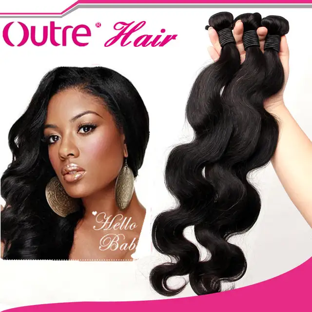 Brazilian Virgin Hair Body Wave Outre Hair Products 100 Human