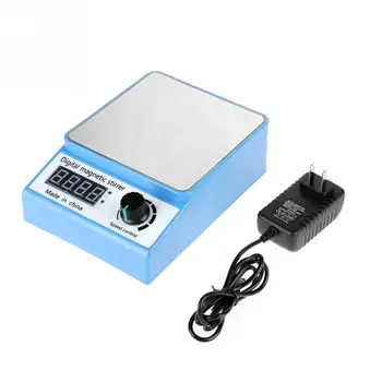 

1 Set Digital Magnetic Stirrer 100-240V 0-3000RPM Portable Magnetic Laboratory Stirrer Mixer Plate Control ZGCJ-3A US Plug