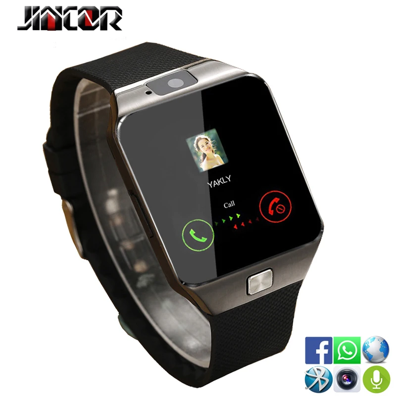 

JINCOR Bluetooth Smart Watch DZ09 Smartwatch Anti-lost SIM TF Card Wearable Device with Camera for Apple Android Men Women Watch