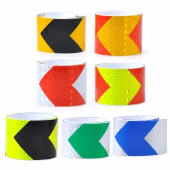 Night Reflective Safety Warning Conspicuity Tape Strip Arrow Sticker car styling car styling 2