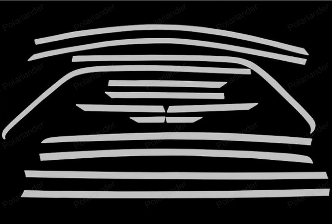 Car window trim car sill trim car window stripChromium Styling