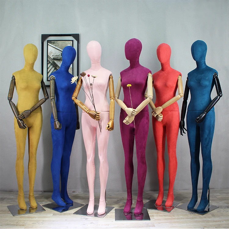 

Hot Sale!! High Quality Full Body Fabric Model Flexible Fabric Mannequin For Display