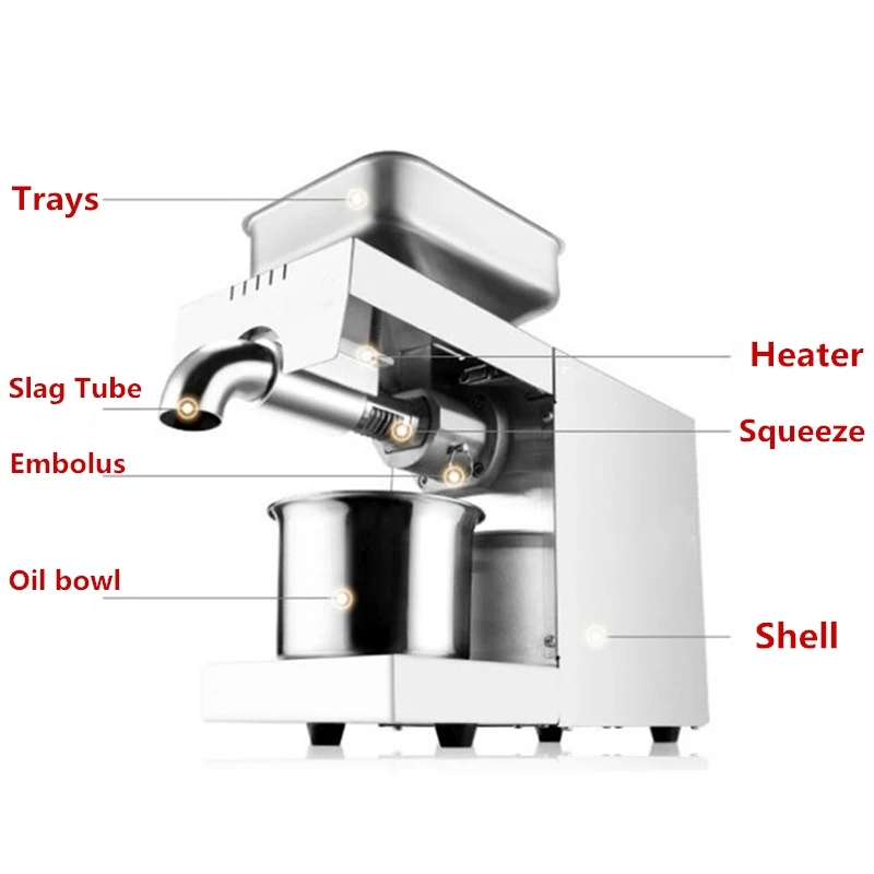 Автоматическая машина для малого бизнеса, пресс для масла, машина для орехов, семян, пресс для масла er, пресс, машина из нержавеющей стали, высокая экстракция масла