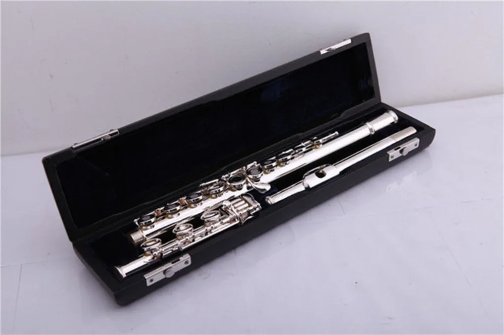

17 open hole silver plated flute with Split E mechanism offset-G keys and B foot
