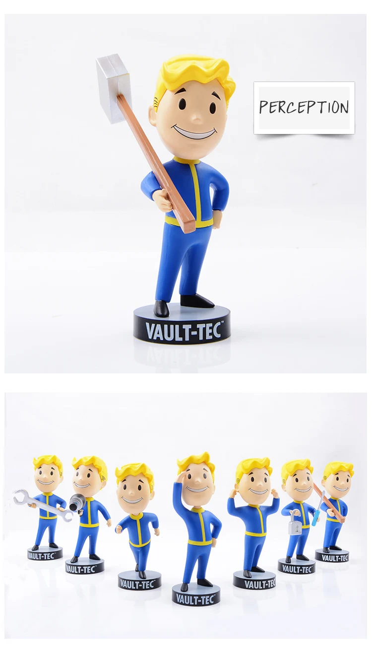 Игрушки аниме Fallout 4 Vault мальчик игровые головки fallout 4 игрушки Bobbleheads ПВХ фигурка игрушка для детский подарки день рождения кукла brinqudoes