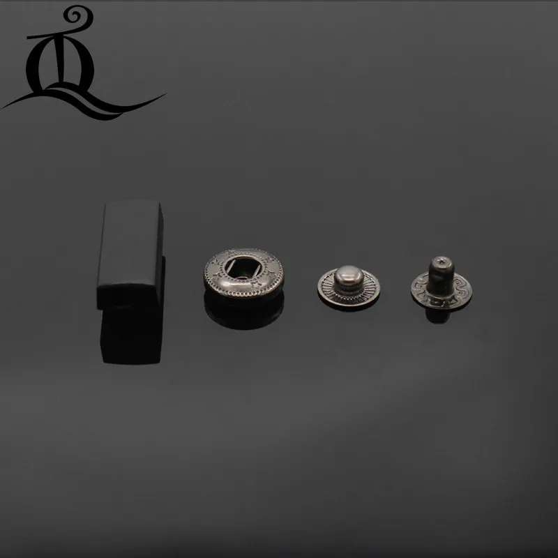 

10pcs 24.5mm black Bronze Snap Fastener Press Buttons Botoes Sewing Leather Craft Clothes Bags Accessories,Jeans metal buttons