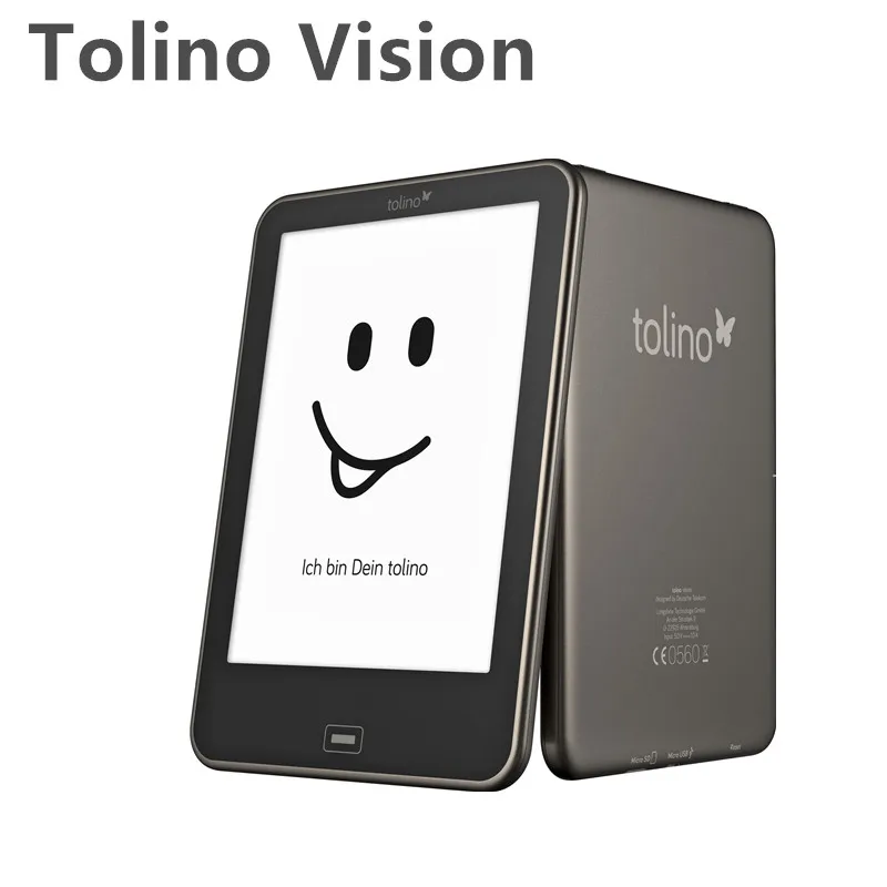 

Built In Light Tolino Vision e book Touch e-ink 6 inch HD 1024x758 eBook Reader 4GB WiFi Frontlight Without Original Box