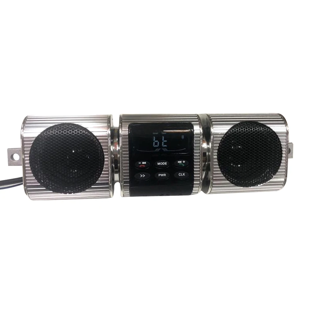 

Fine-quality Voice Waterproof Motorcycle Audio Radio Sound System Stereo Speakers MP3 FM Striped Power Music Player High Sound