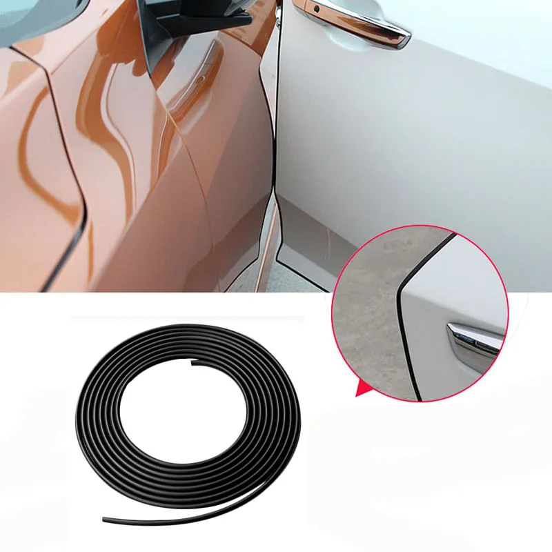 Moulding Trim Rubber Strip Car Door Scratch Protector Edge Guard For