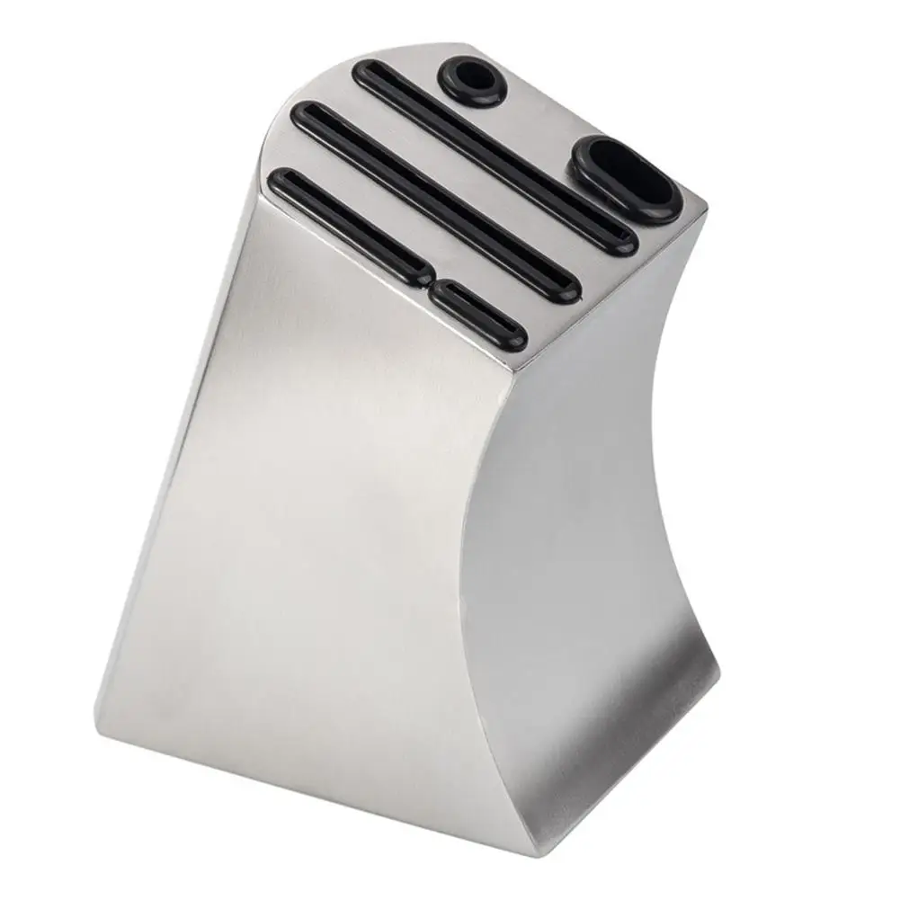 Кухня нержавеющая сталь подставка для кухонных ножей Подставка-органайзер инструмент стойка нож ABS Блок Набор дно с водой выход