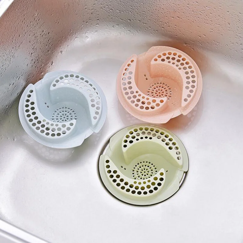 

Basupply 1Pc Anti-blocking Outfall Strainer Bathroom Sink Filter Floor Drain Hair Stopper Catcher Bathroom Kitchen Accessories