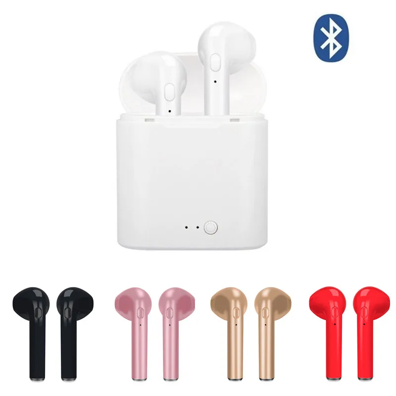 

Wireless Bluetooth Earphones i7s TWS Earbuds Headset For with Mic For Phone iPhone Samsung Xiaomi Huawei LG Sony Honor
