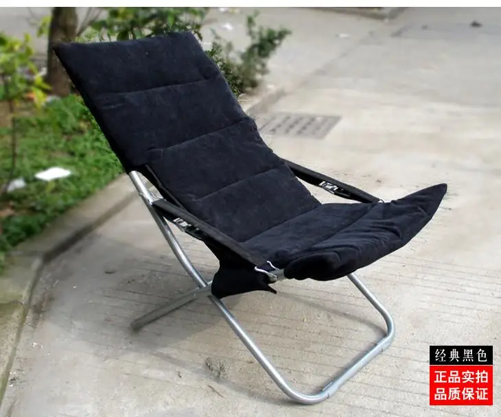 Утолщенное складное кресло для обеда, кресло для отдыха, офисное кресло для сна, стул для беременных женщин, пляжное кресло, шезлонг - Цвет: style 2