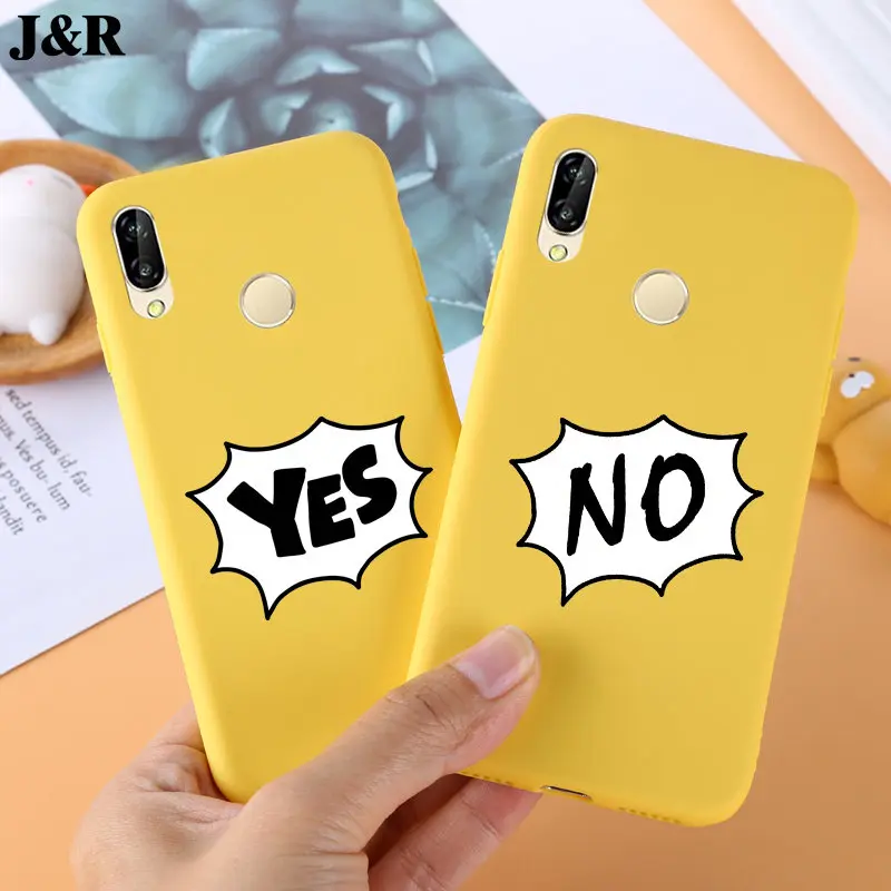 P20 Case For Huawei P20 Cover Case Silicon TPU for Huawei P20 Lite funda for Huawei P20 PRO Phone Bags Protective Yellow