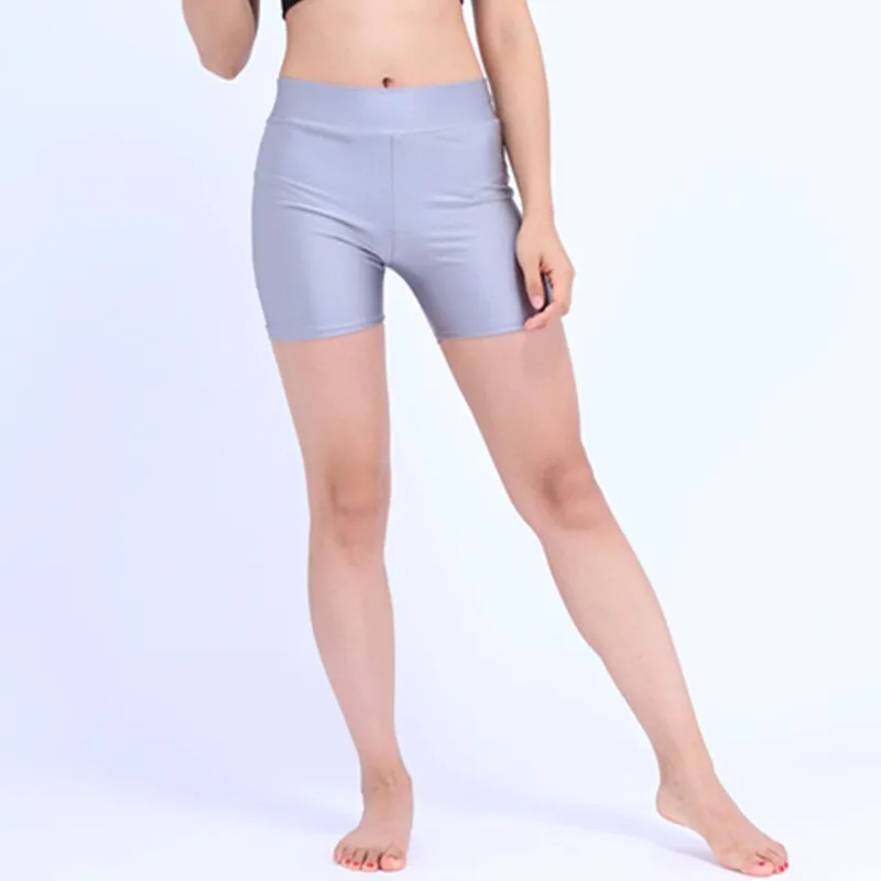 lus Size Adult Spandex Workout Shorts Rave Booty Shorts Mid Waist Women DanceShorts (2)