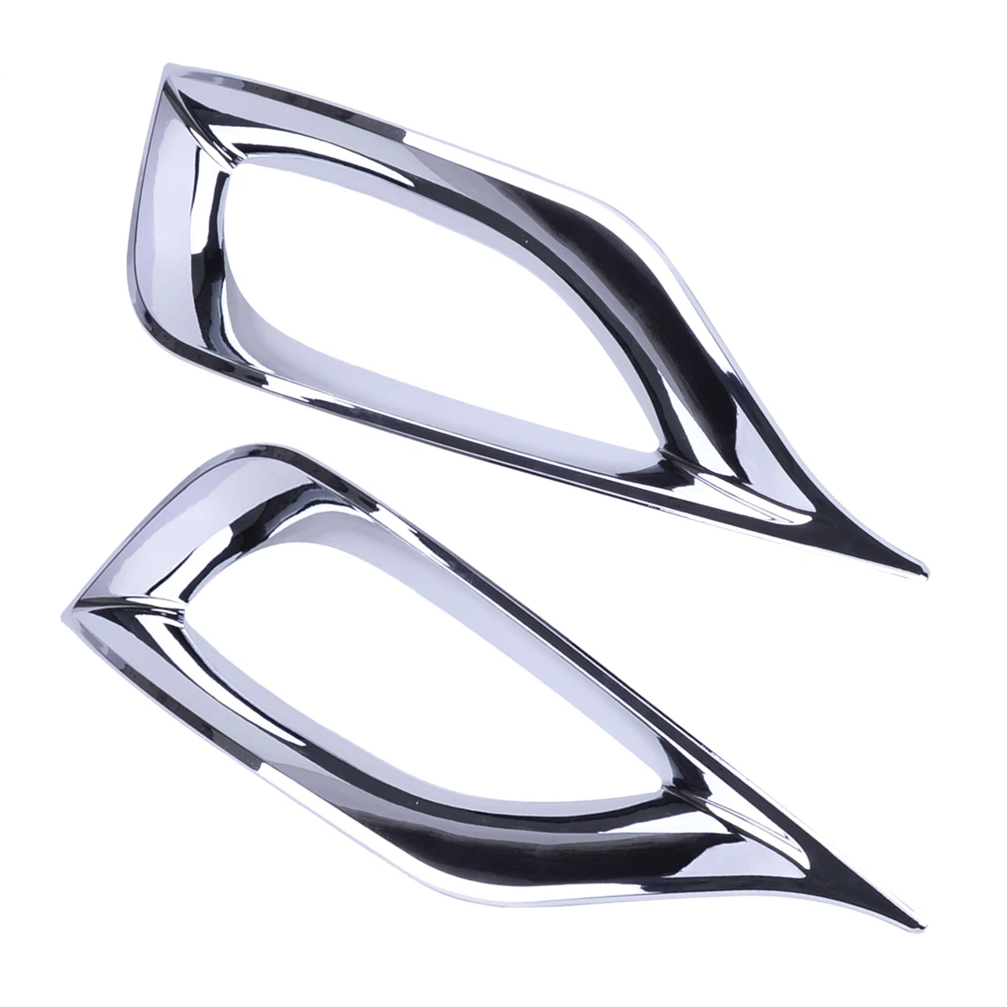 

CITALL 1 Pair ABS Chrome Car Stytling Front Fog Light Cover Trim Molding Fit for Hyundai Sonata i45 YF 2011 2012 2013 2014