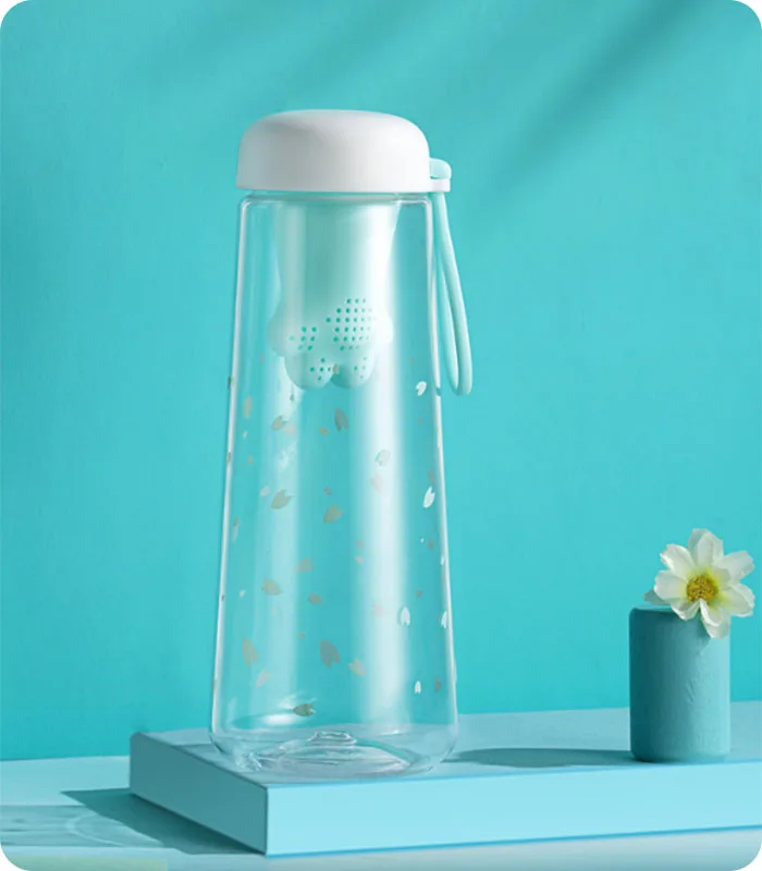 Transhome пластиковые бутылки для воды бутылка для воды для спорта на открытом воздухе с заваркой чая кошачья лапа бутылки для воды для школы путешествия посуда для напитков