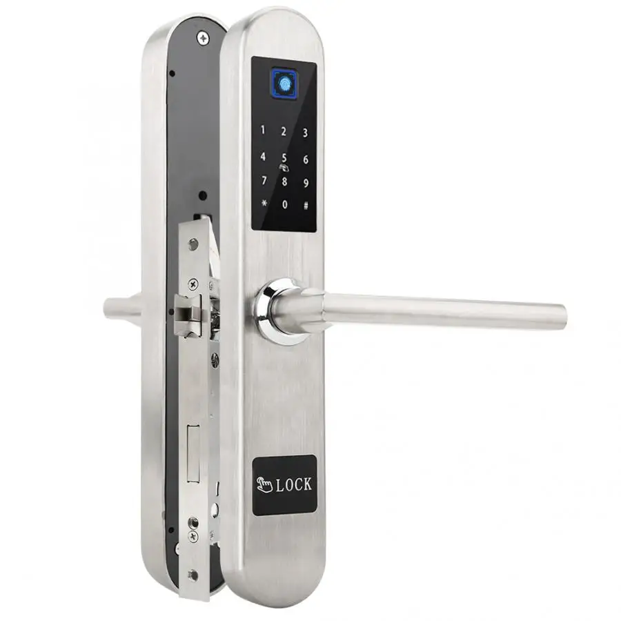 Электронный автоматизированный дверной замок сенсорная клавиатура дверные замки цифровой пароль по отпечатку пальца карточные замки