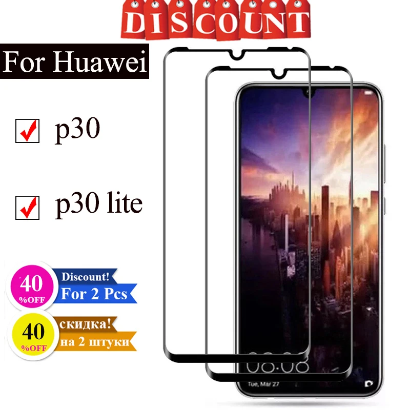 30 Lite Экран Protector на huawei P30 облегченное закаленное стекло P 30 30 P p30lite свет huawey hawei Verre Tremp защитный Стекло es