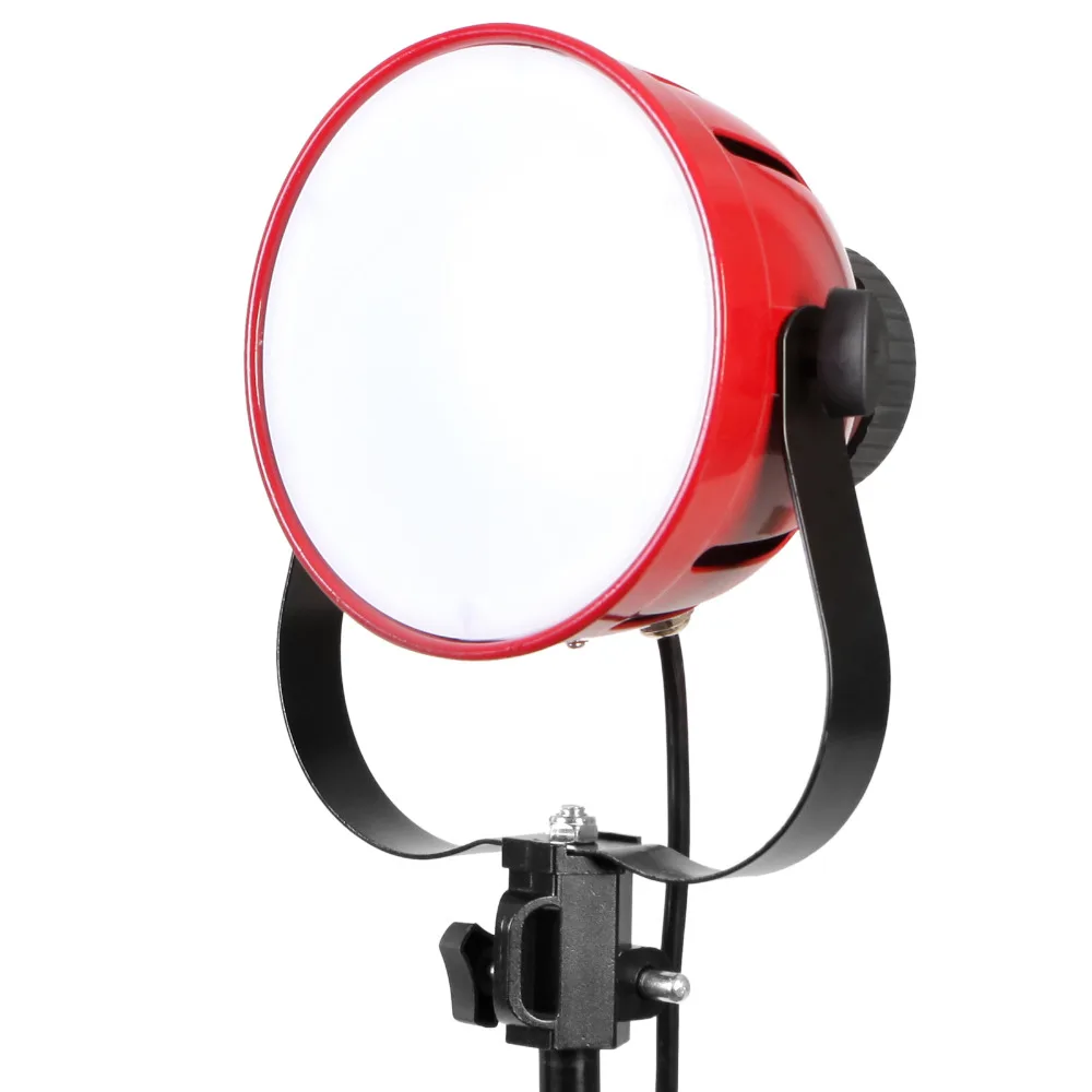 50W 5500K Red Head Light Dimmable Continuous Compact Studio Photographic Lighting Lamp Head For Studio Camera Photo video Equipment (10)