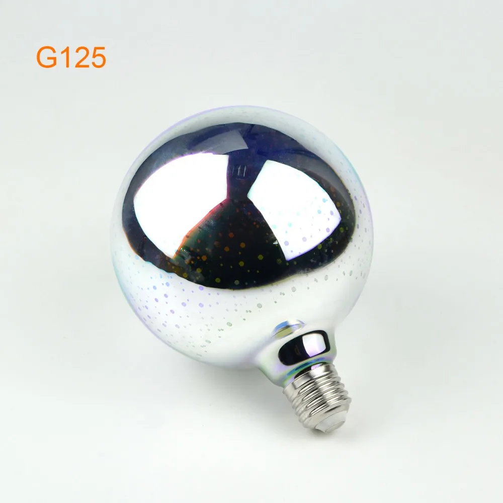 4 Вт Светодиодный светильник-спираль, лампа Эдисона, лампа E27 110 В 220 В, 3D фейерверк, винтажный Ампульный декоративный светильник ing